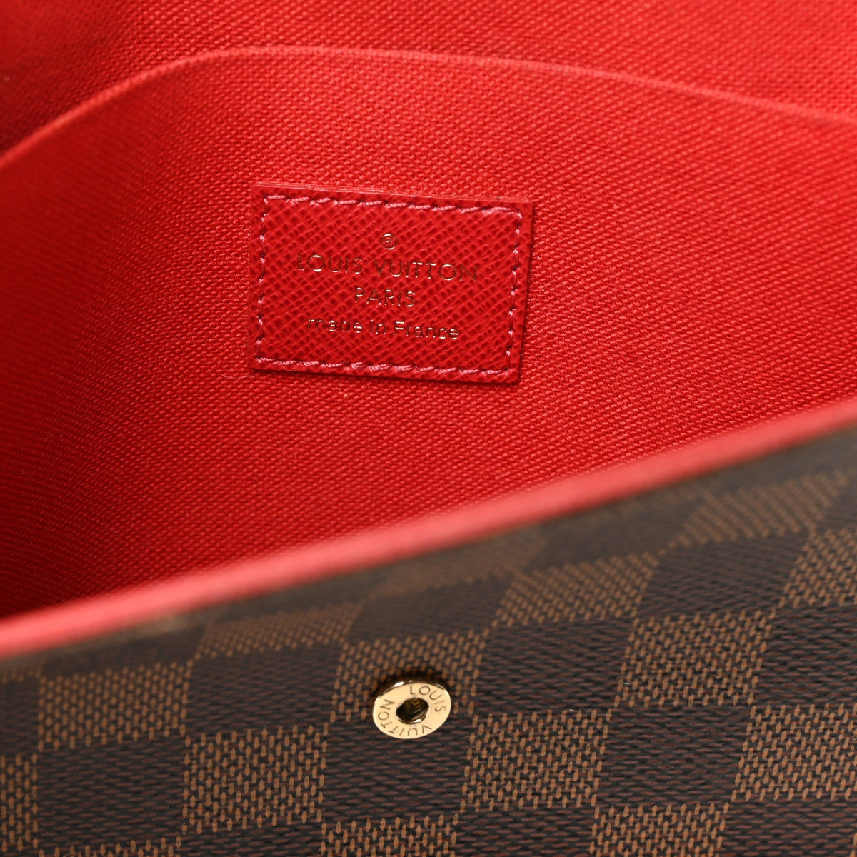 Damier Ebene Pochette Felicie Chain Wallet