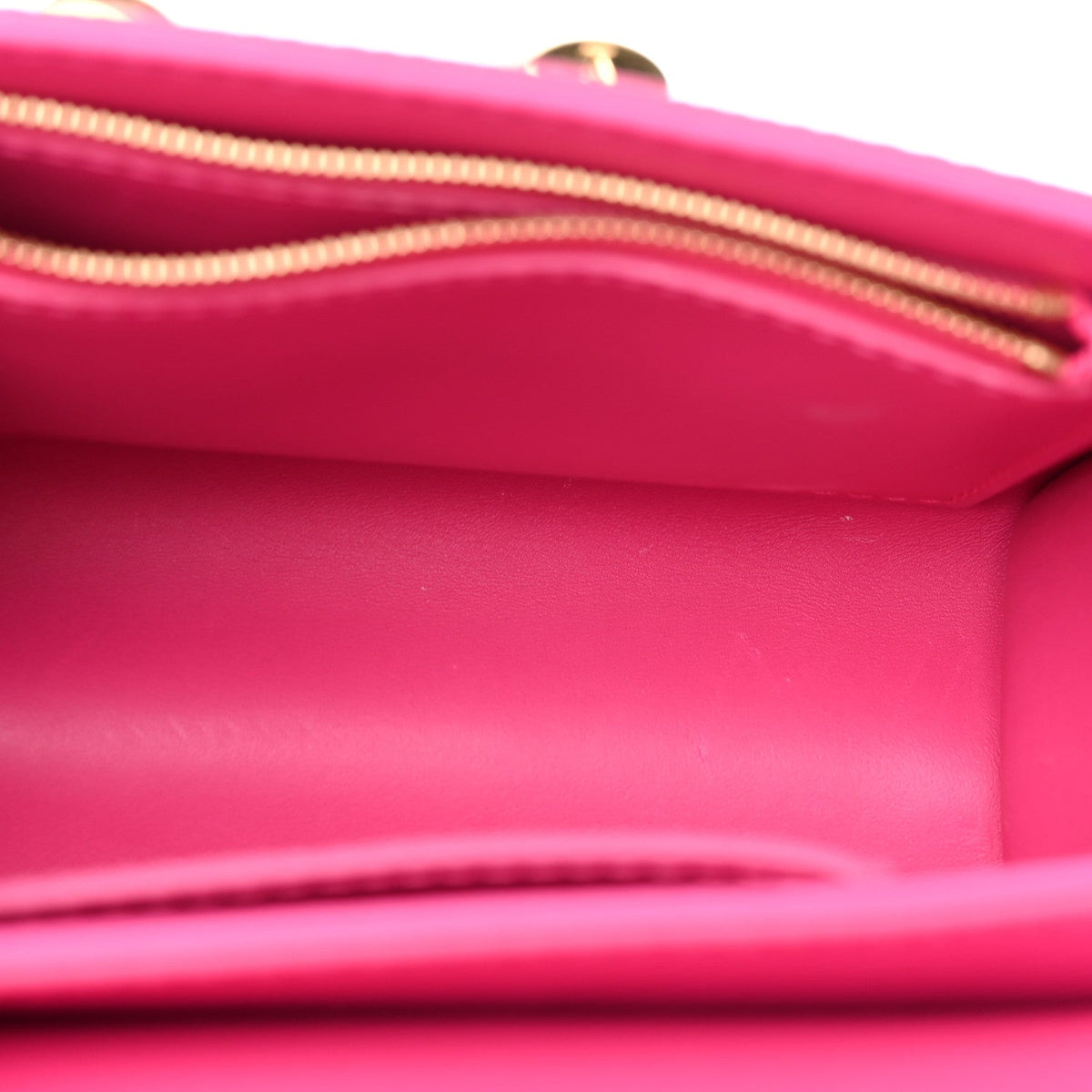 Epi Twist Braided Chain Shoulder Bag PM Rose Miami Pink