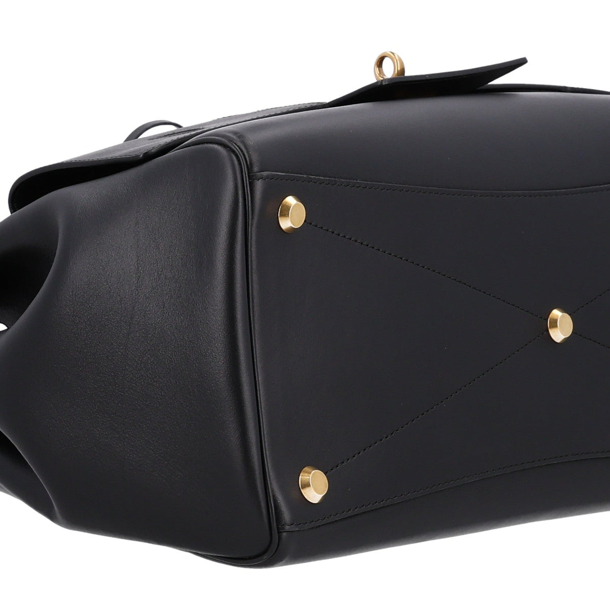 Smooth Calfskin Medium Bel Air Carry All Bag Black