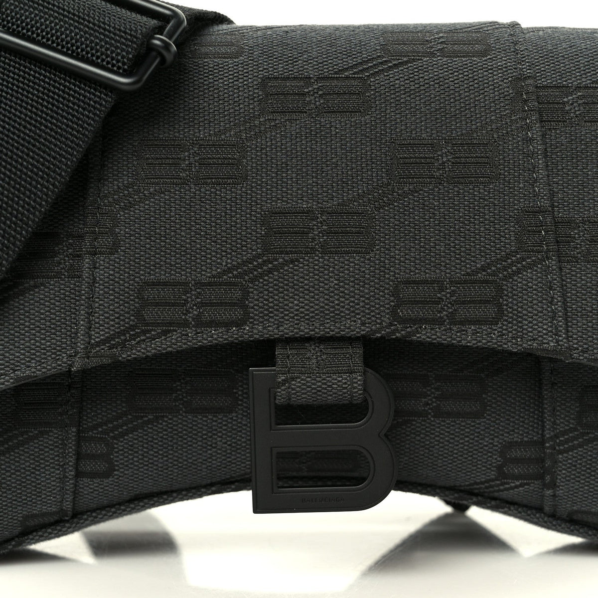BB Jacquard Monogram  XSS Downtown Shoulder Bag Black