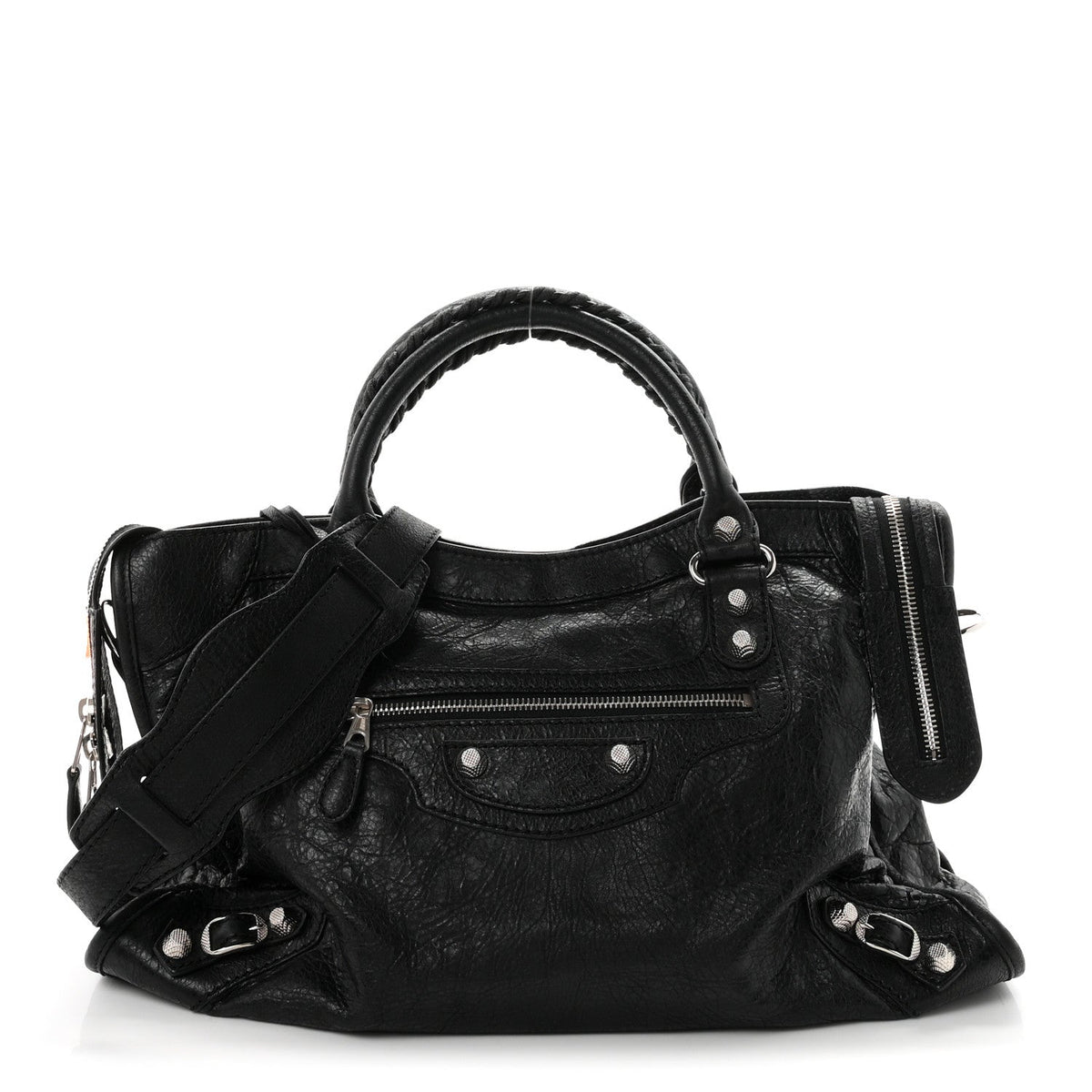 Agneau Giant 12 Silver Hardware City Black