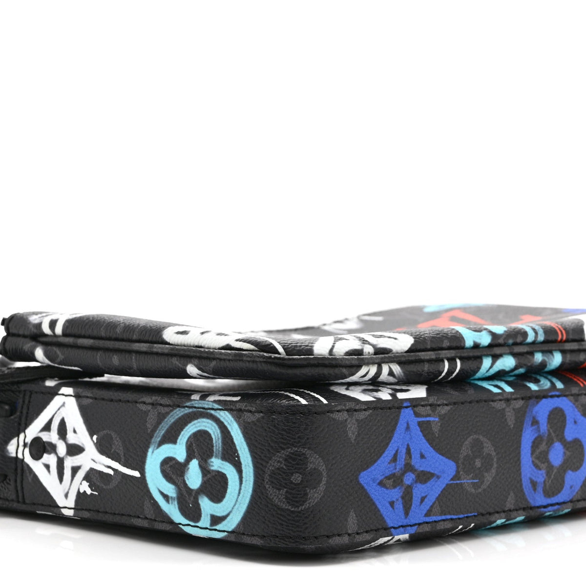 Monogram Eclipse LV Graffiti Trio Messenger Multicolor