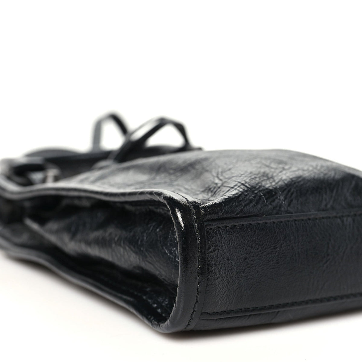 Agneau Arena Classic Hardware Le City Phone Holder Tote Black