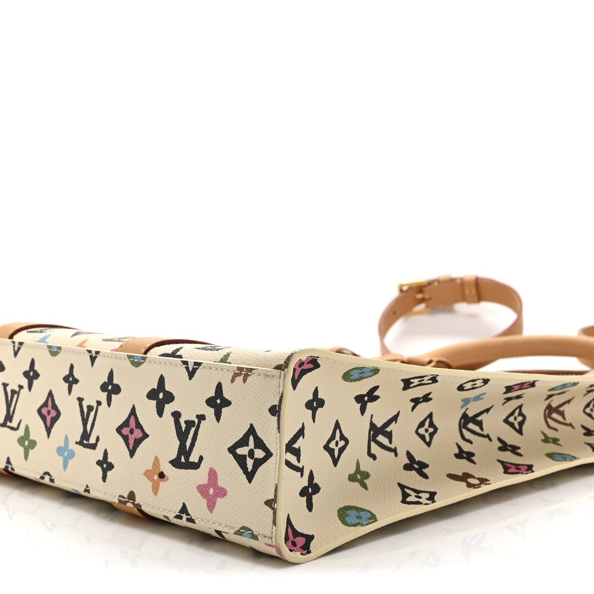 Monogram Craggy Sac Plat Vanilla