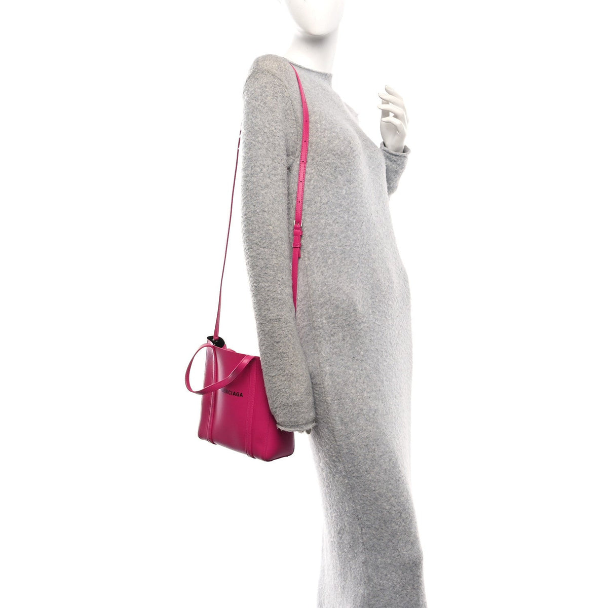Calfskin XXS Everyday Tote Neon Pink