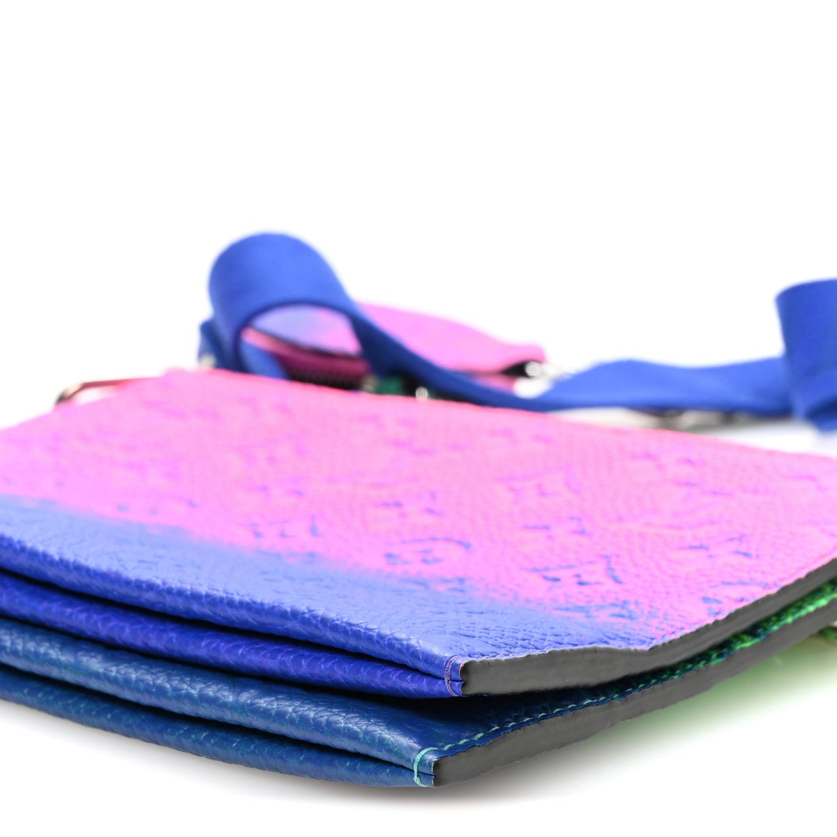 Taurillon Illusion Trio Pouch Bleu Rose