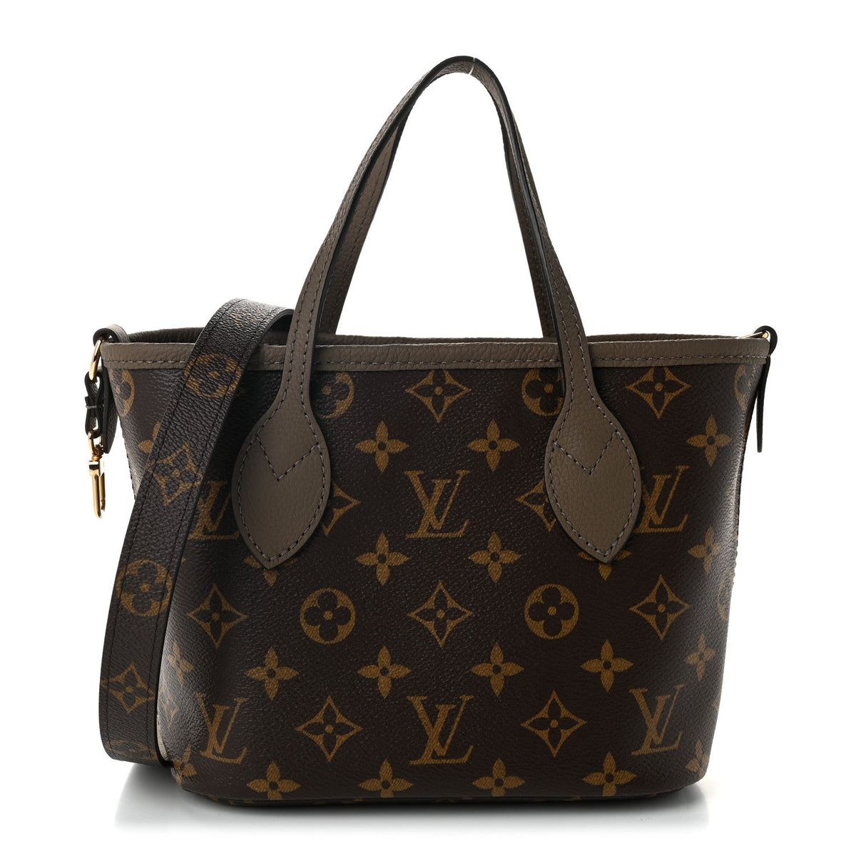 Monogram Neverfull Inside Out Bandouliere BB Dark Fango