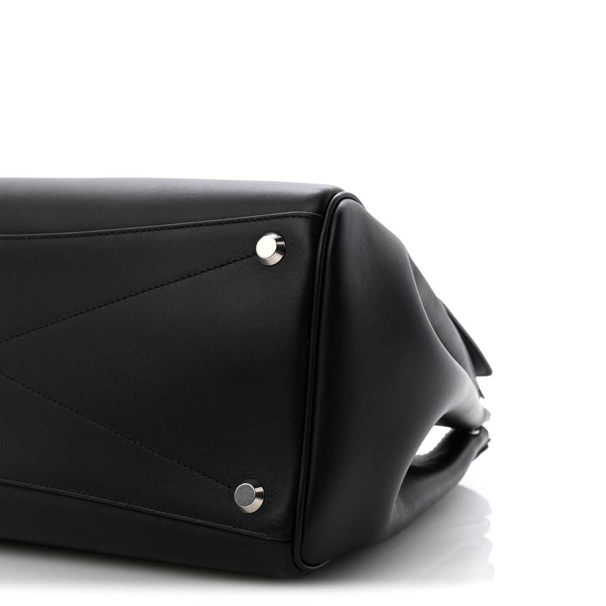 Smooth Calfskin Medium Bel Air Carry All Bag Black