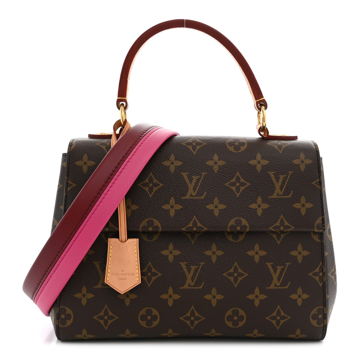 Monogram Cluny BB Bordeaux Fuchsia