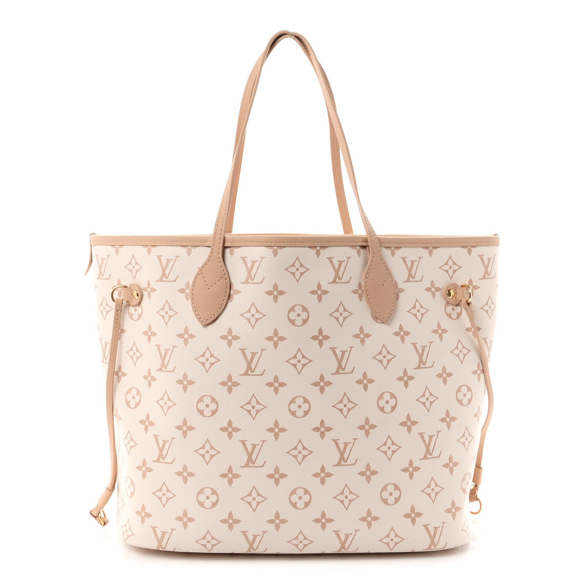 Monogram Inside Out Reversible Neverfull MM Dune Hazelnut