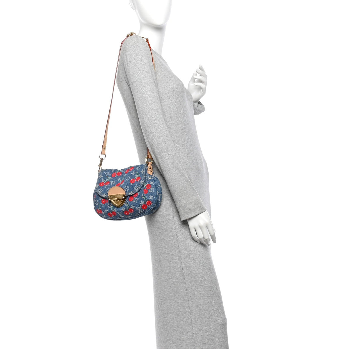 LV X TM Monogram Denim Cerises Sunset