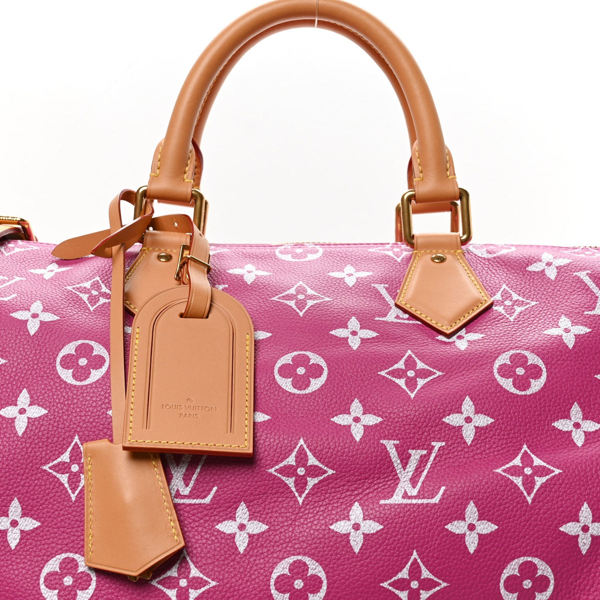 Calfskin Monogram Speedy P9 Bandouliere 40 Agate