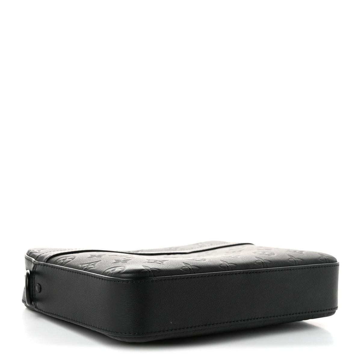 Calfskin Monogram Shadow Trio Messenger Black