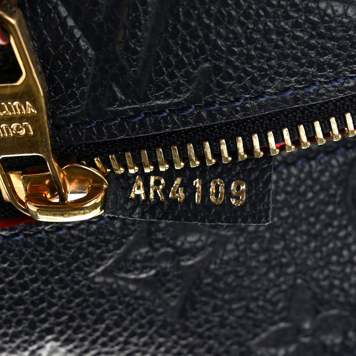Empreinte Pochette Metis Marine Rouge