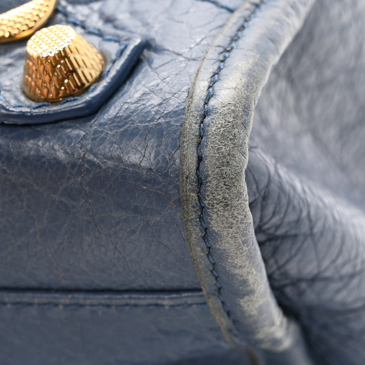 Agneau Giant 12 Gold Hardware City Bleu Persan