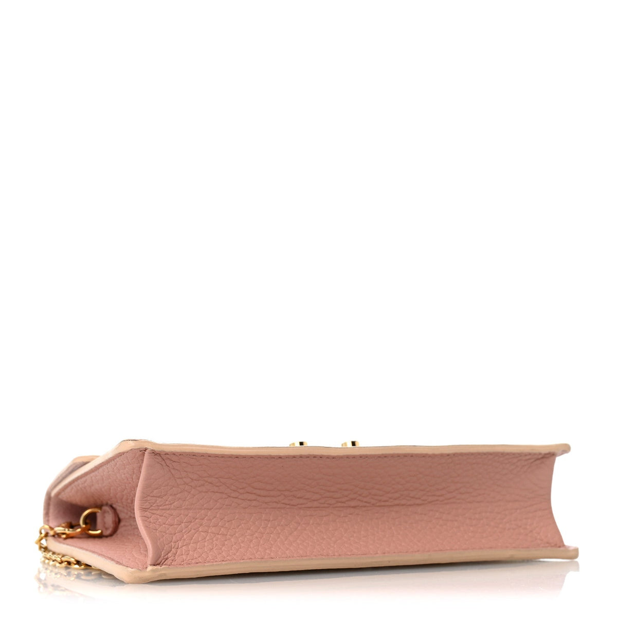 Damier Azur Croisette Chain Wallet Rose Ballerine