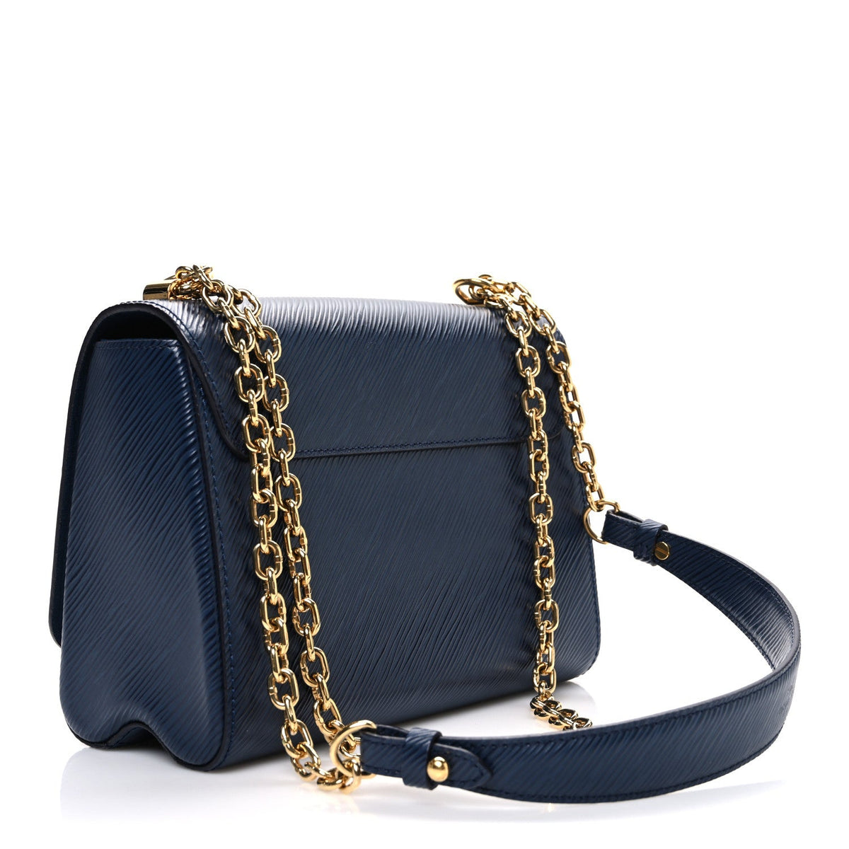 Epi Twist Shoulder Bag MM Indigo