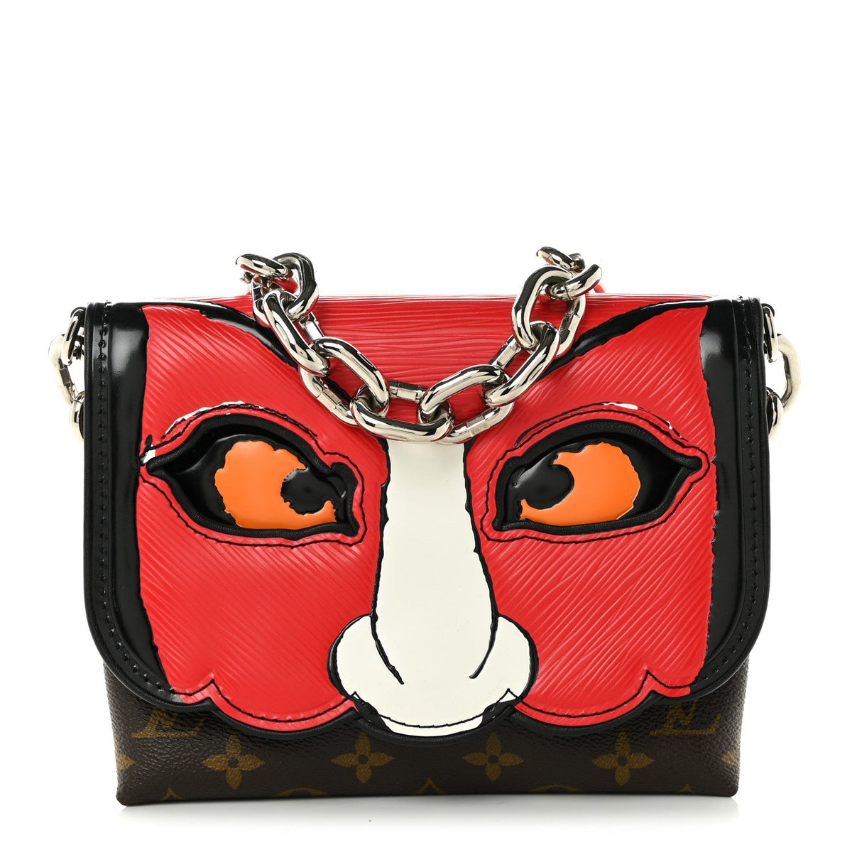 Monogram Kabuki Pochette Black