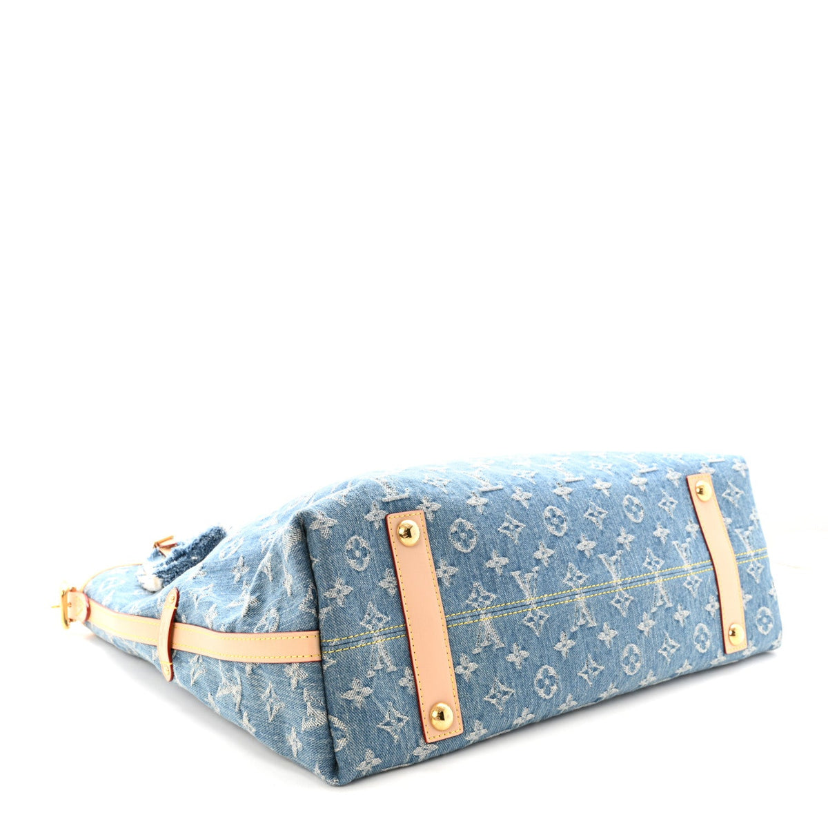 Monogram Denim CarryAll MM Blue