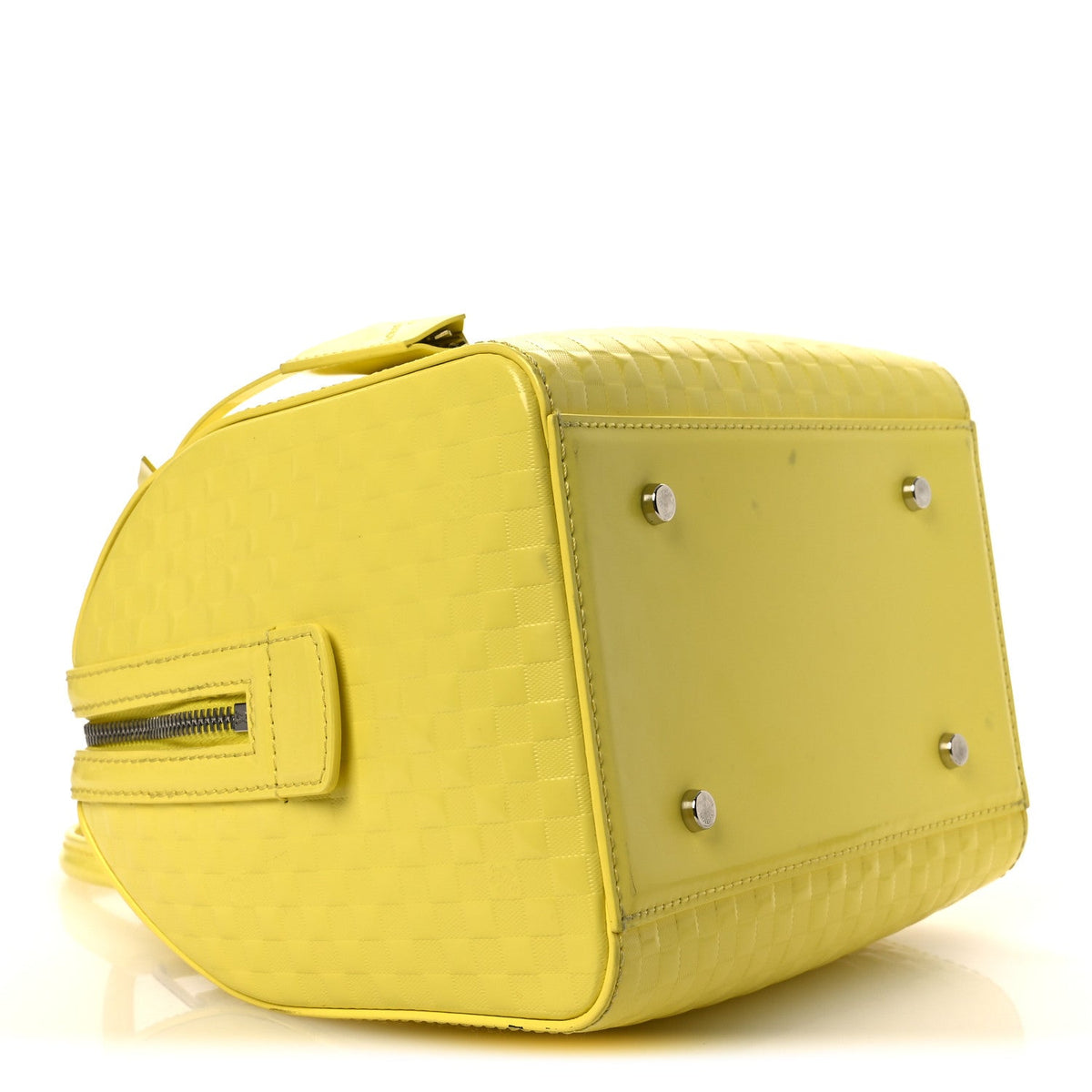 Damier Facette Speedy Cube PM Yellow