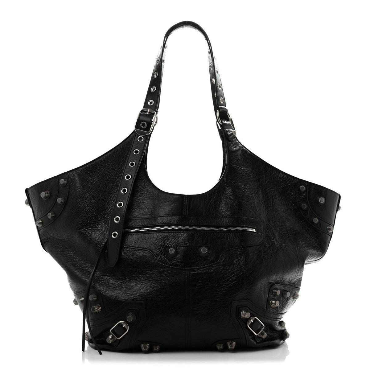 Agneau Arena Large Le Cagole Carry All Bag Black