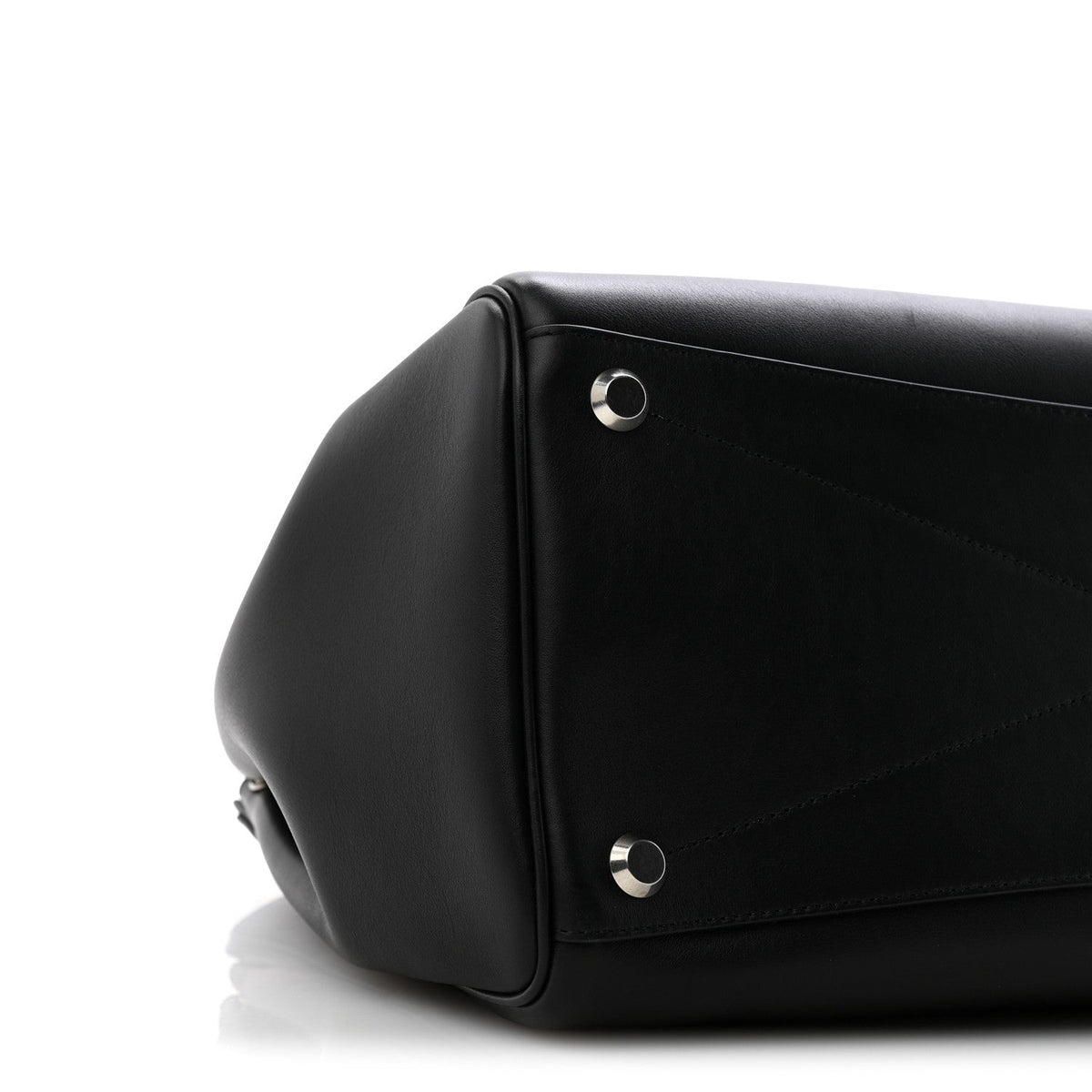 Smooth Calfskin Medium Bel Air Carry All Bag Black