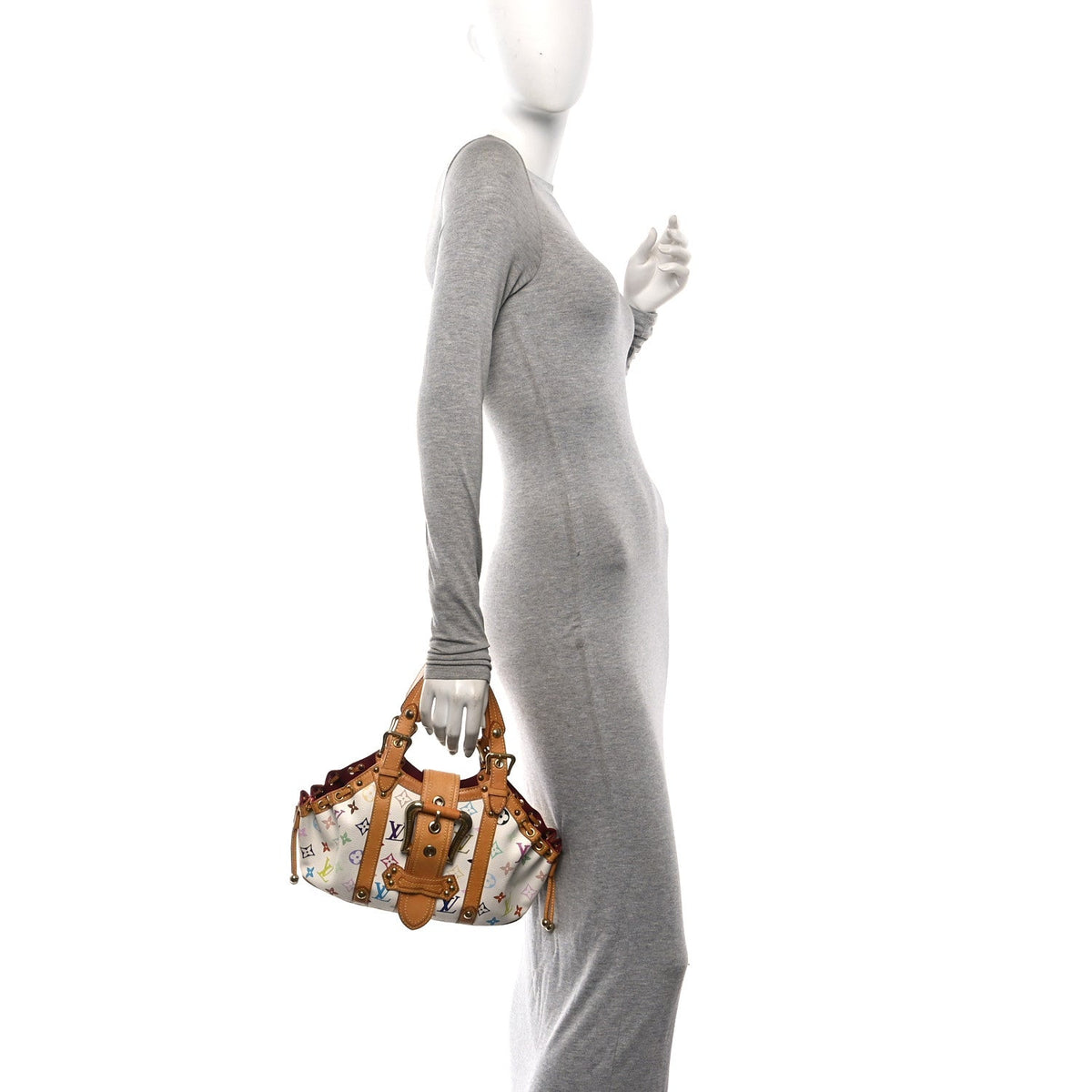 Monogram Multicolor Theda GM White