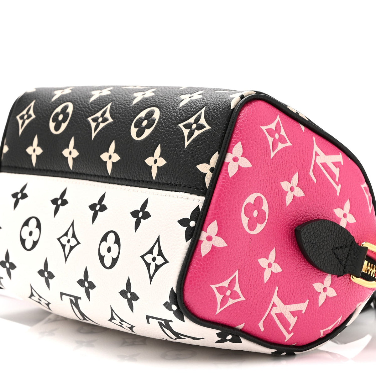 Empreinte Monogram Spring in the City Speedy Bandouliere 20 Black White Pink