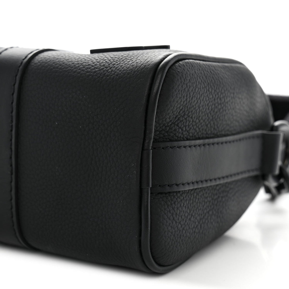 Grained Calfskin Aerogram Keepall XS Black