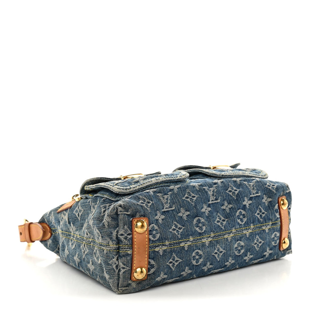 Monogram Denim Baggy PM Blue