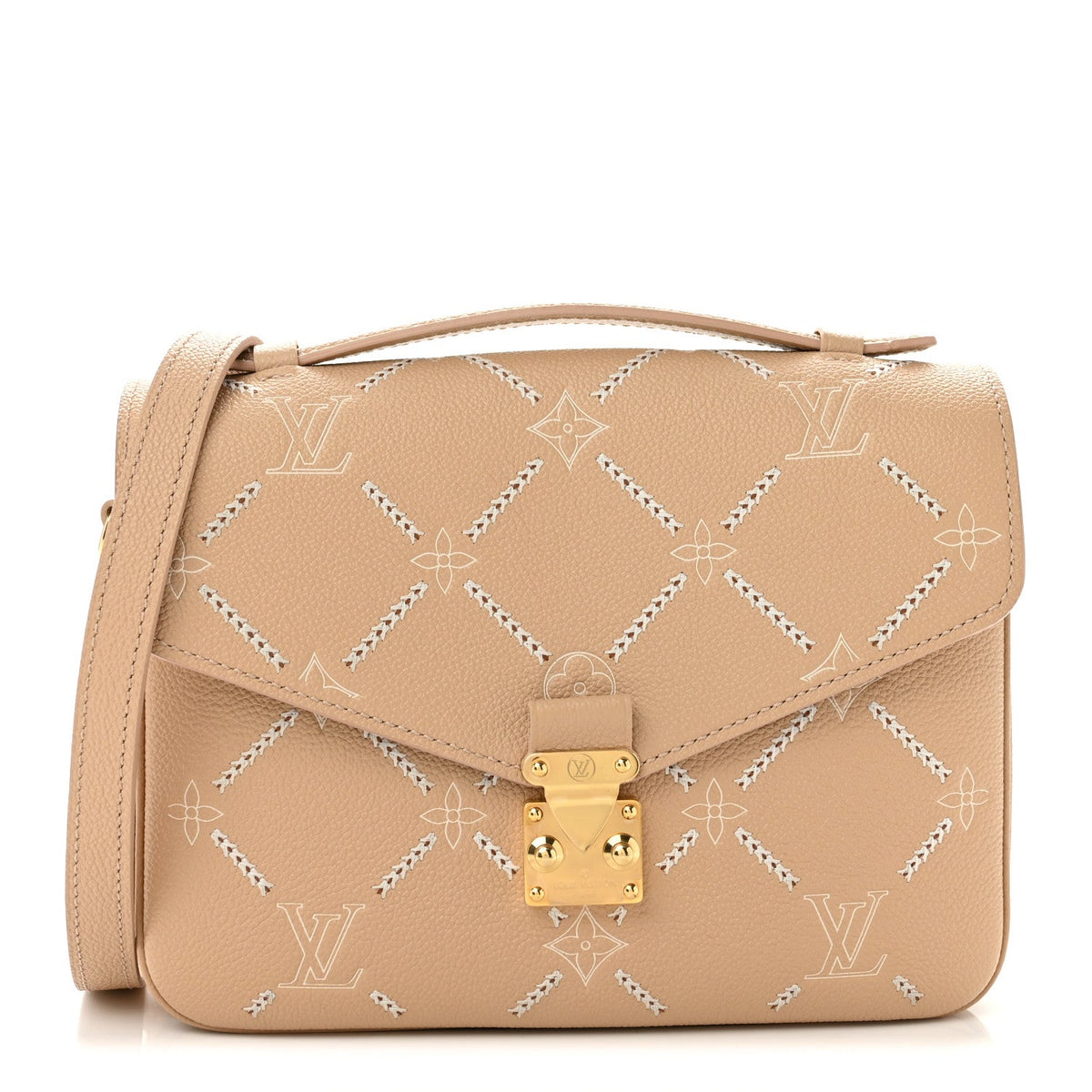 Empreinte Couture Pochette Metis MM Hazelnut