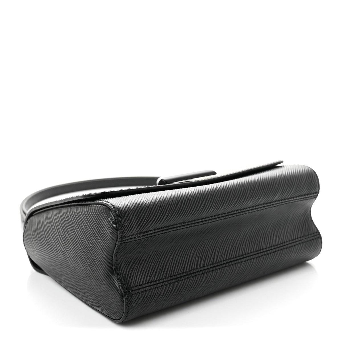 Epi Twist Shoulder Bag MM Matte Black