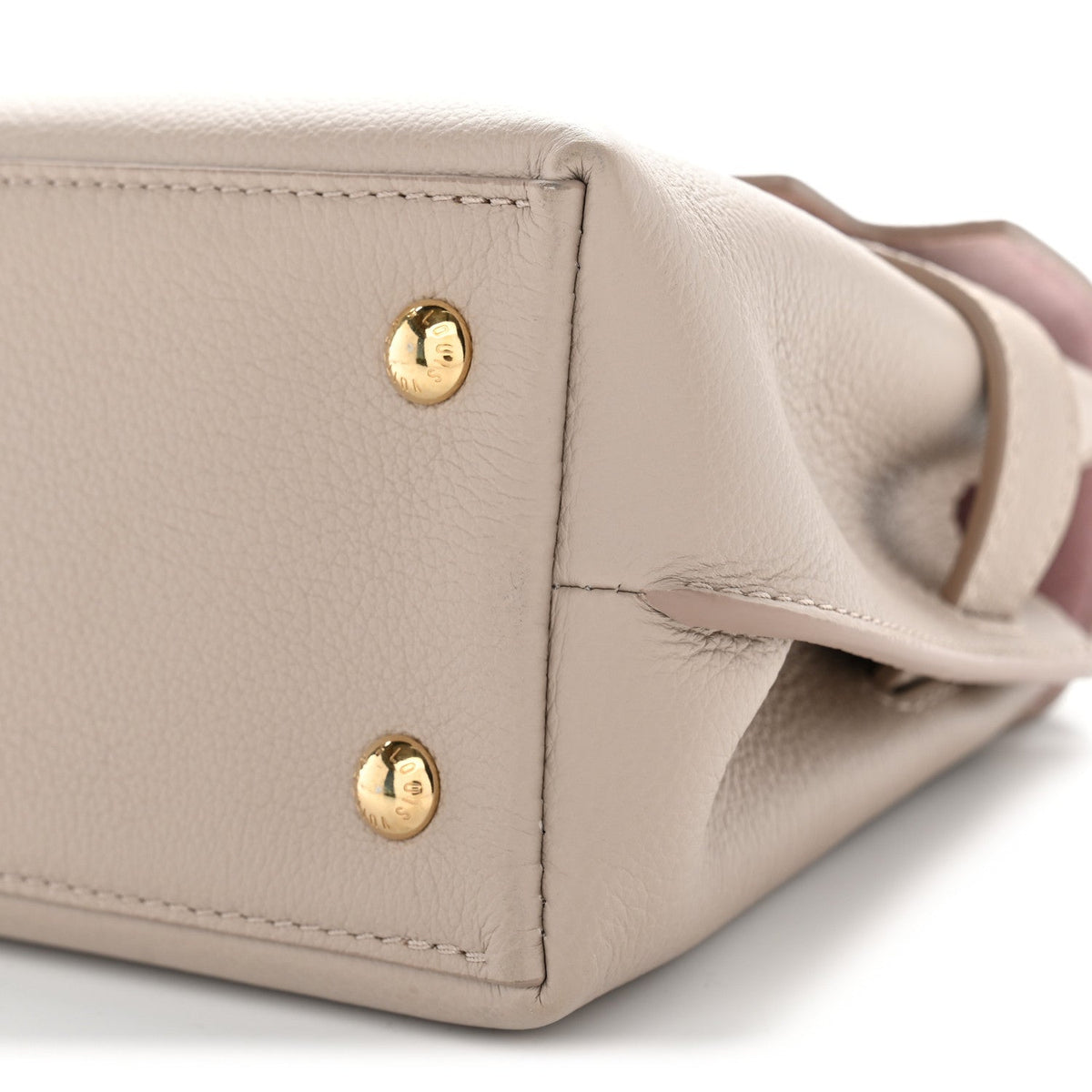 Soft Calfskin Mini Lockme Ever Greige
