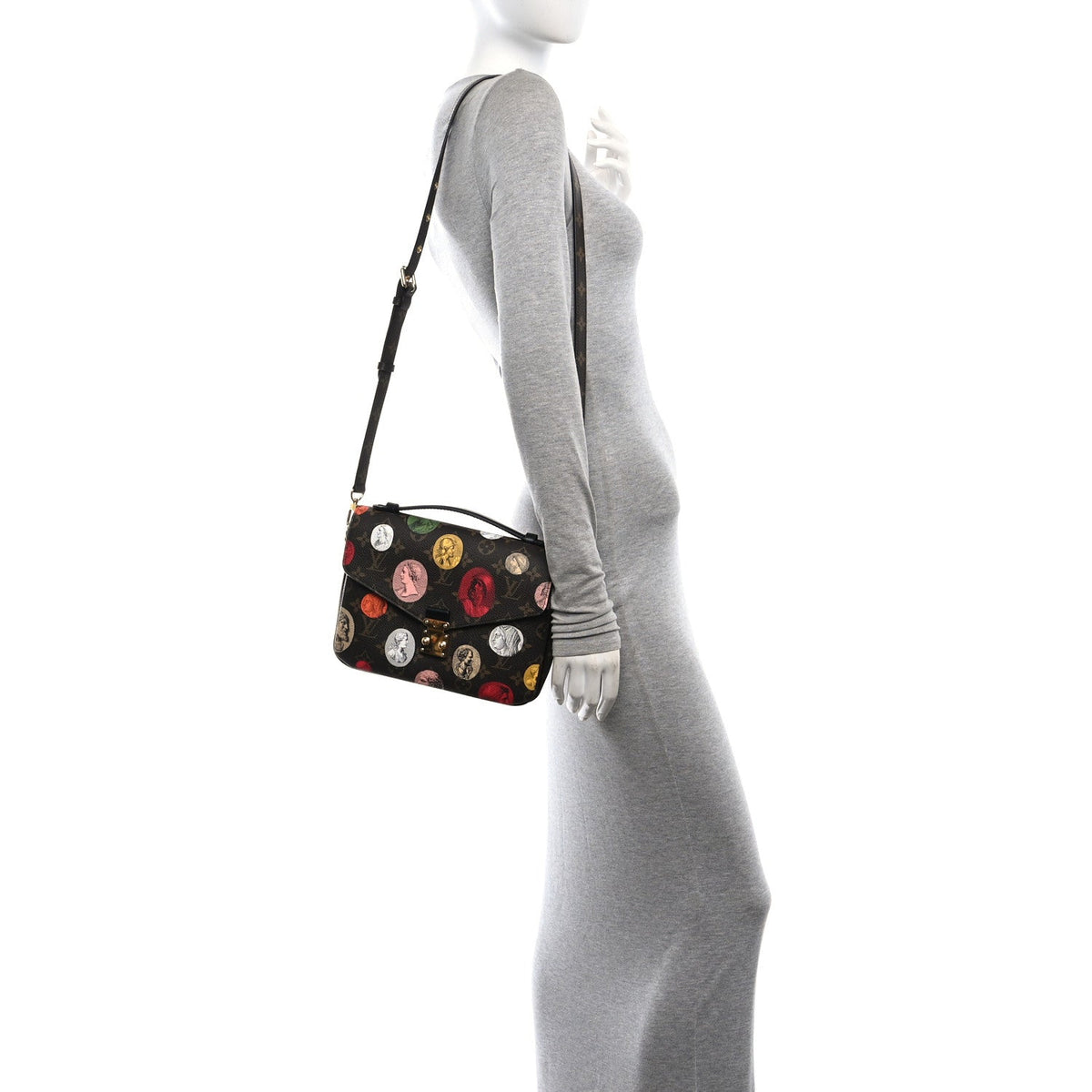x FORNASETTI Monogram Cameo Pochette Metis