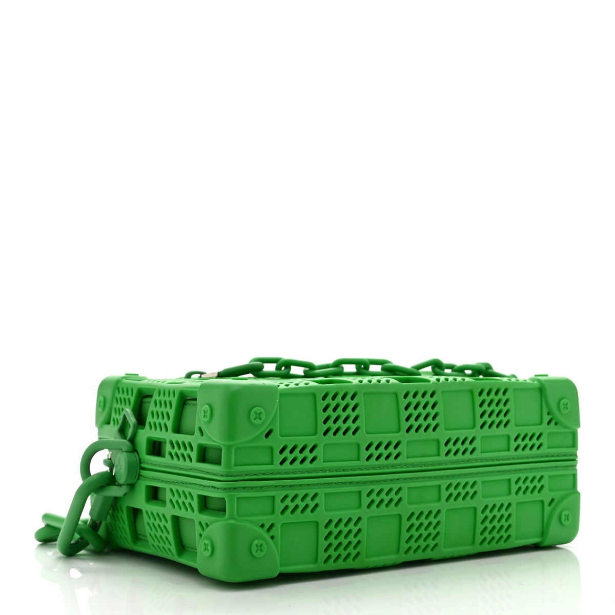 Rubber Cowhide Mini Soft Trunk Green