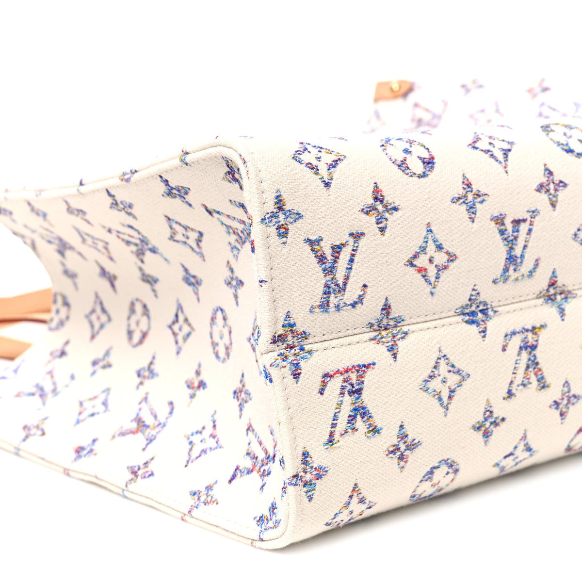 Monogram Jacquard Nautical Onthego MM Multicolor Beige