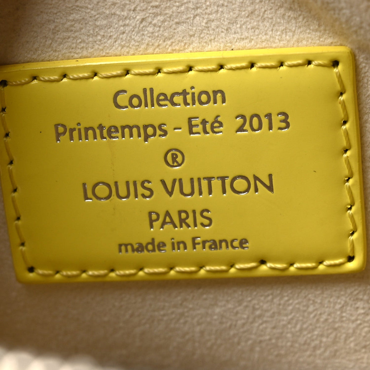 Damier Facette Speedy Cube PM Yellow