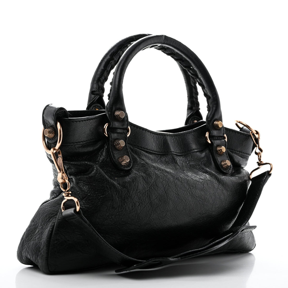 Agneau Giant 12 Rose Gold Hardware First Black