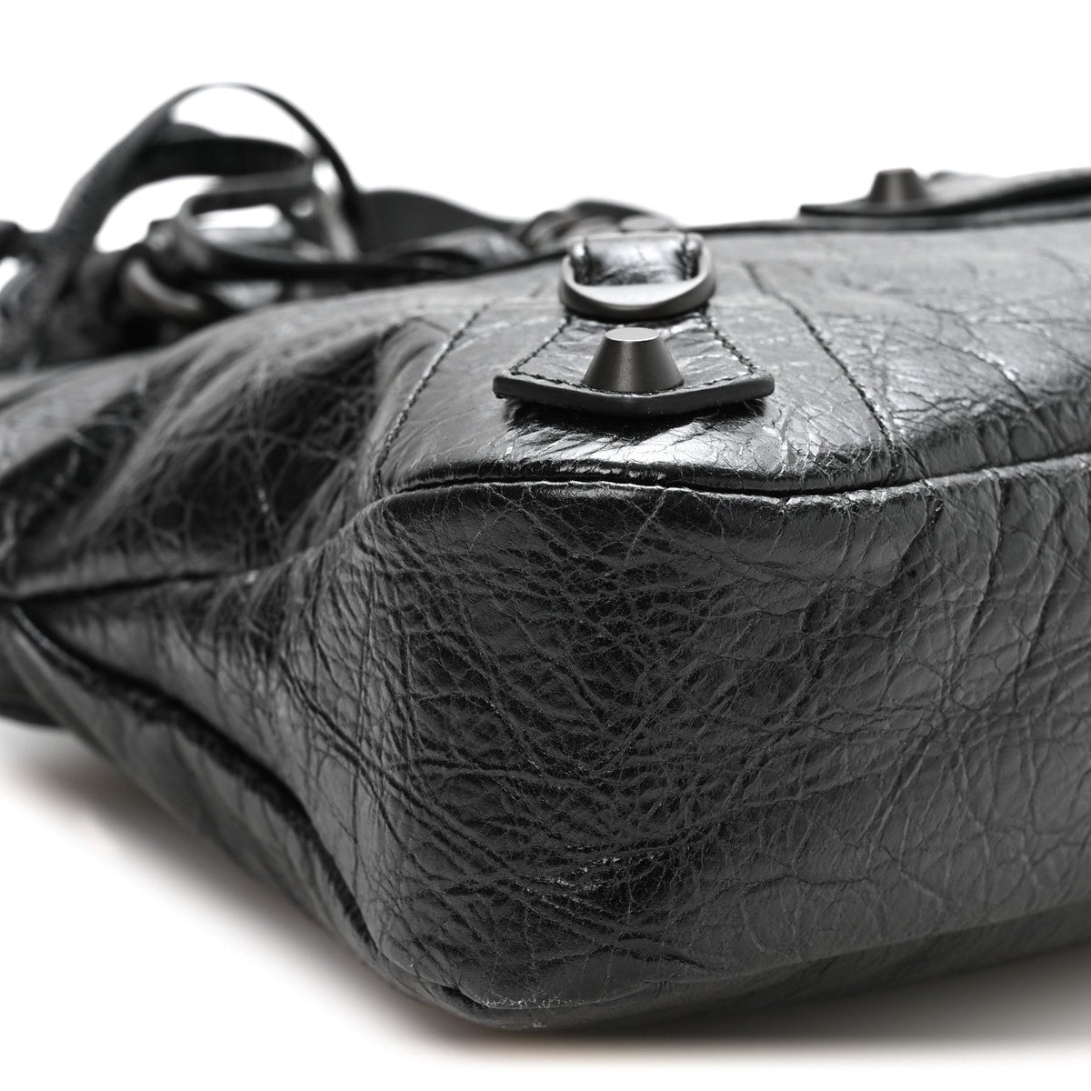 Agneau Arena Classic Hardware Le City First Bag Black
