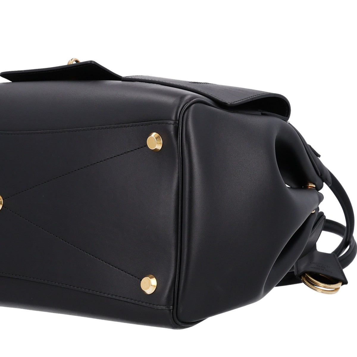 Smooth Calfskin Medium Bel Air Carry All Bag Black