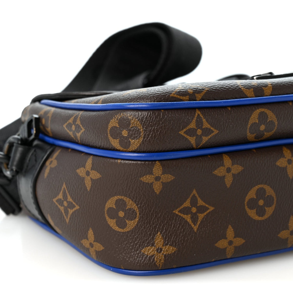Monogram Macassar S Lock Messenger Blue