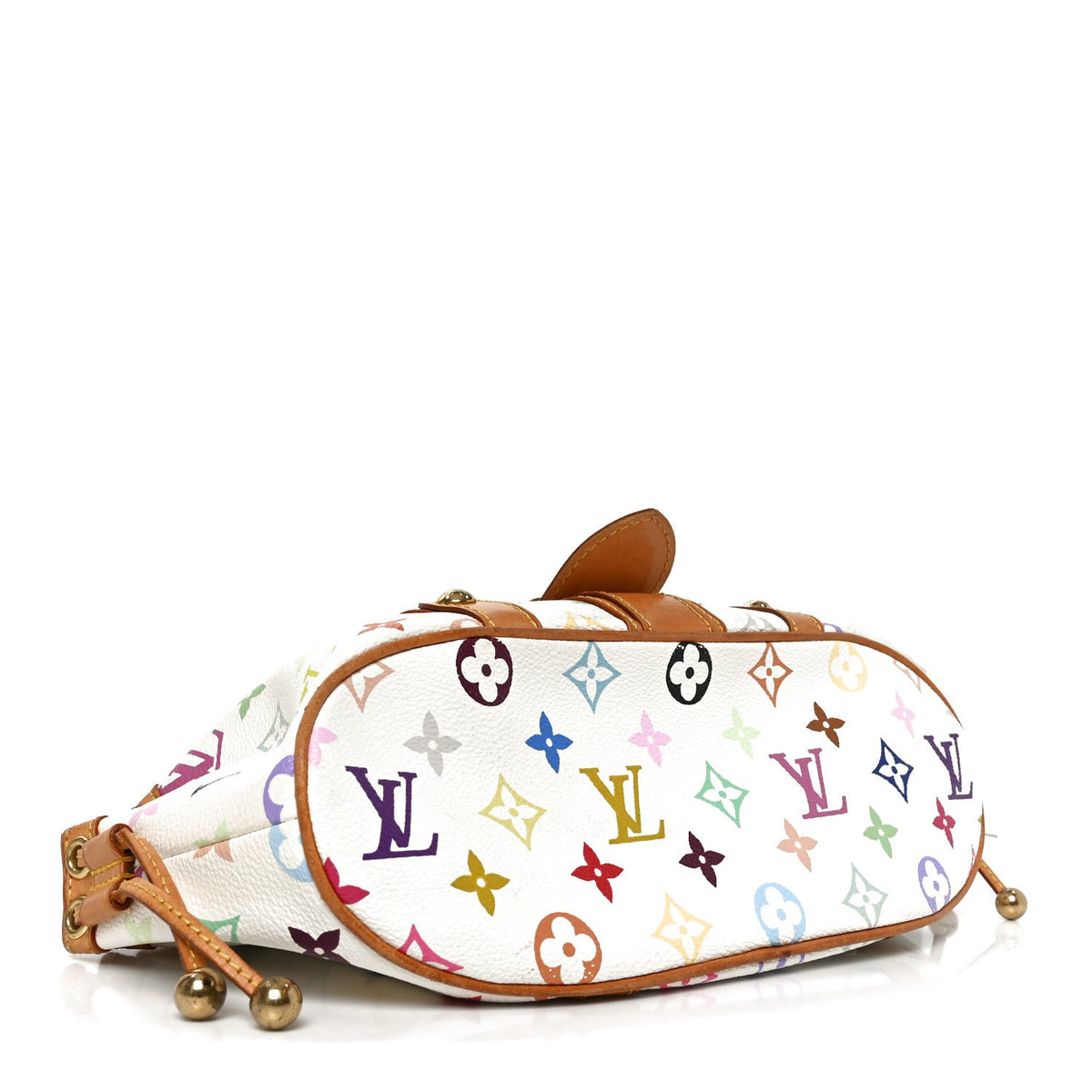 Monogram Multicolor Theda GM White