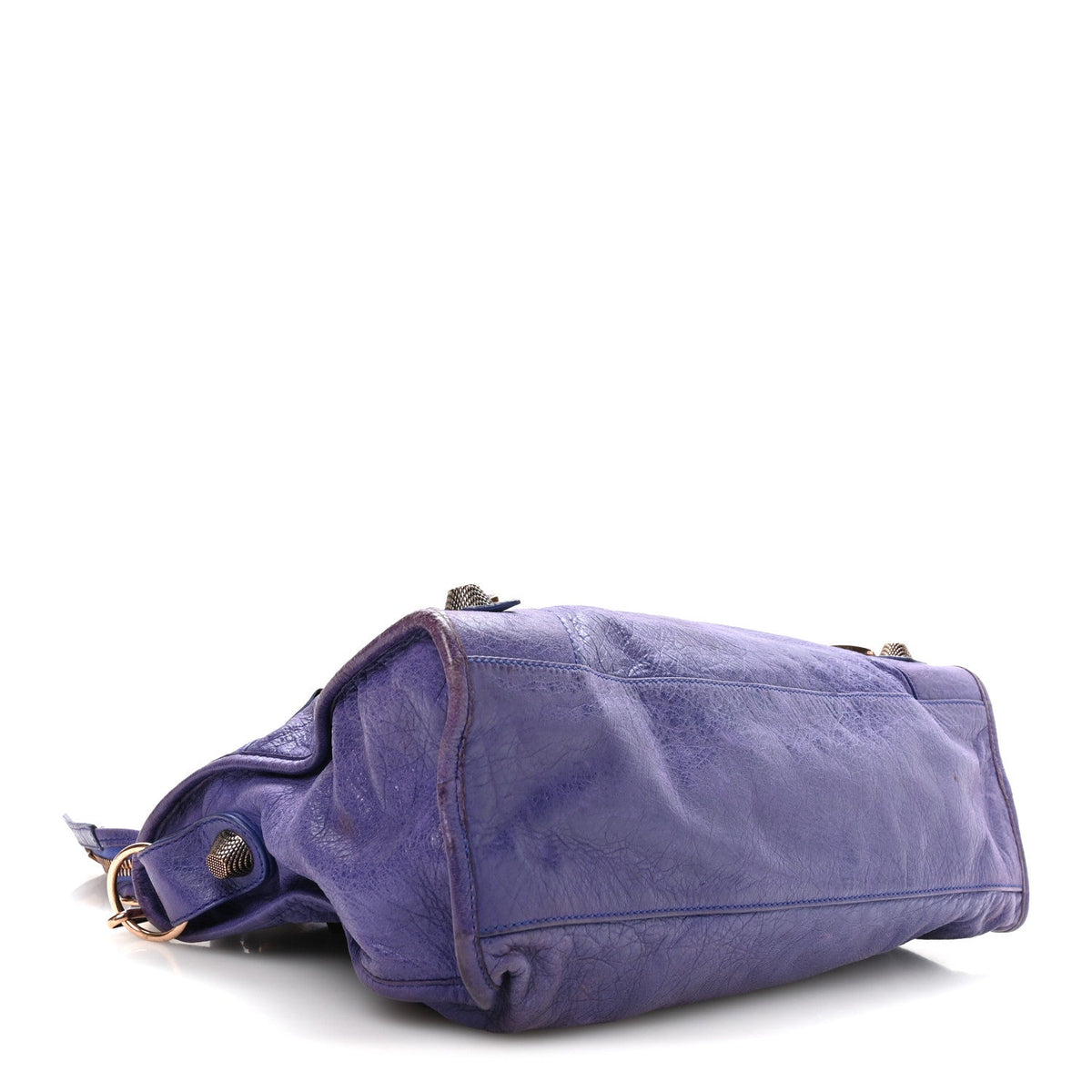 Agneau Giant 21 Rose Gold Hardware City Bleu Lavande