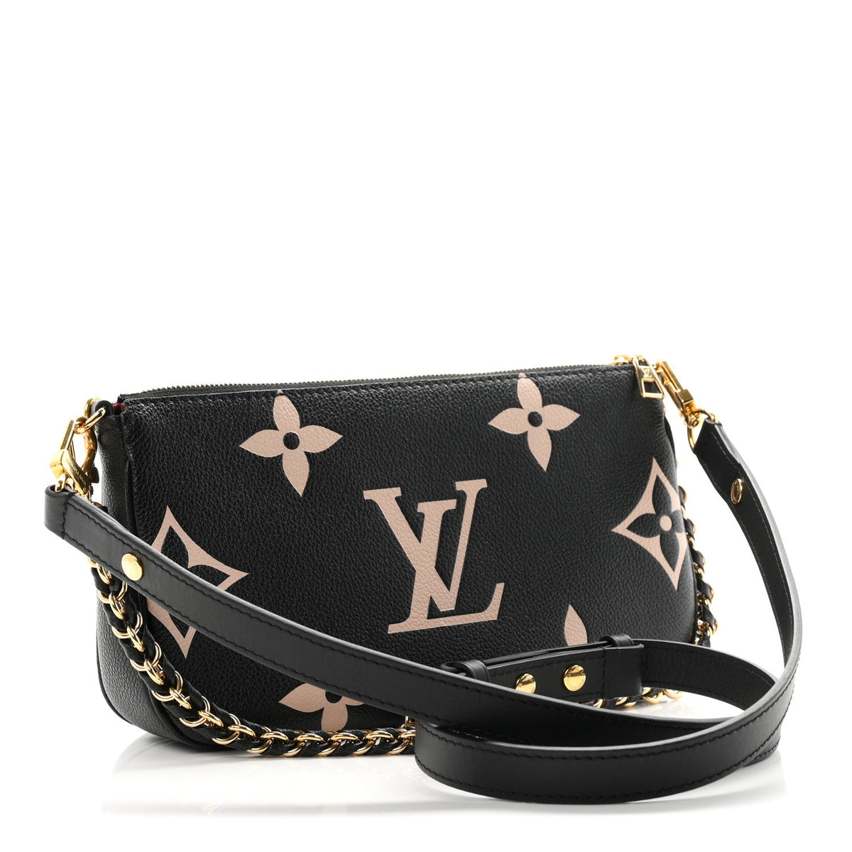 Empreinte Monogram Giant Multi Pochette Accessories Black Beige