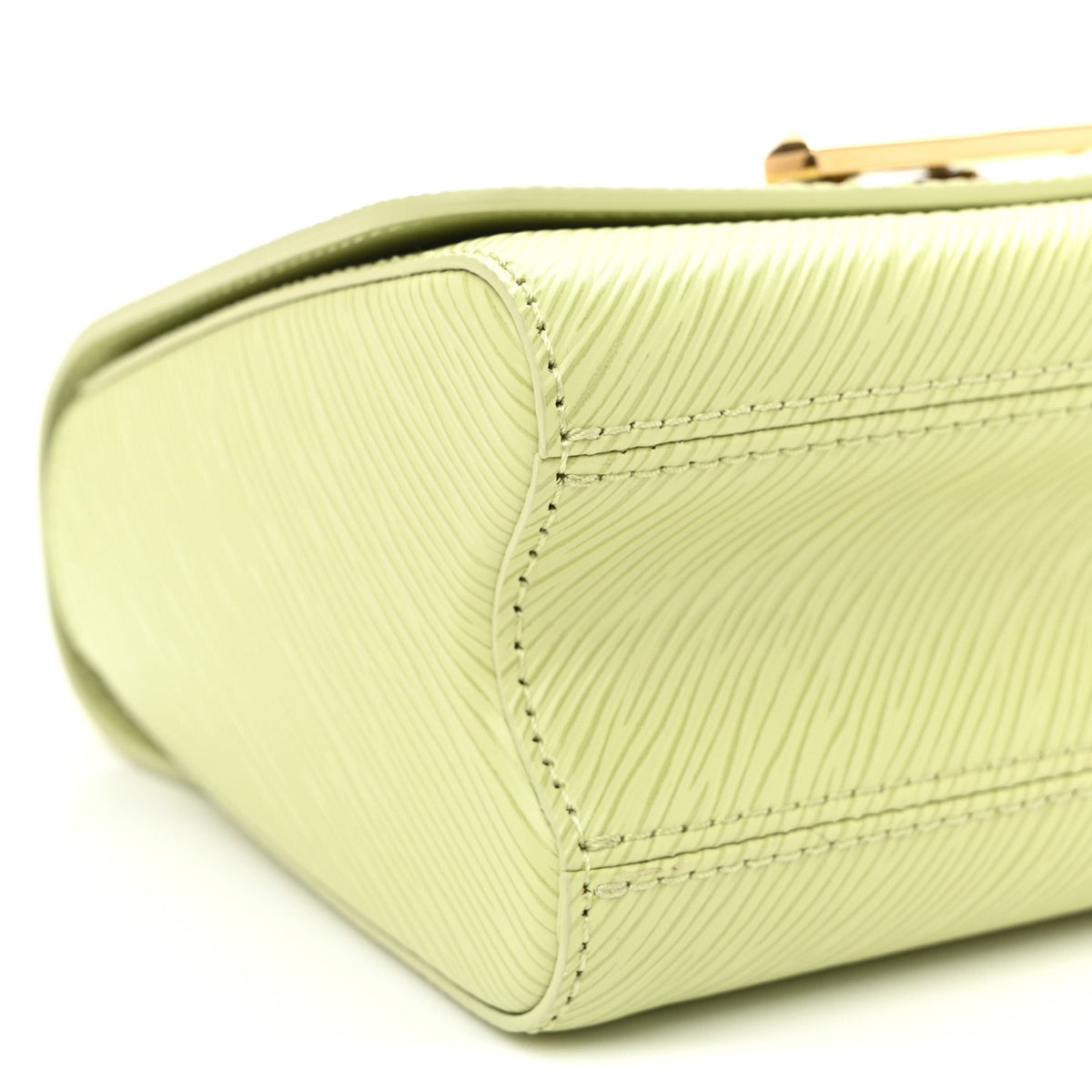 Epi Twist Flowers Chain Shoulder Bag Mini Light Green