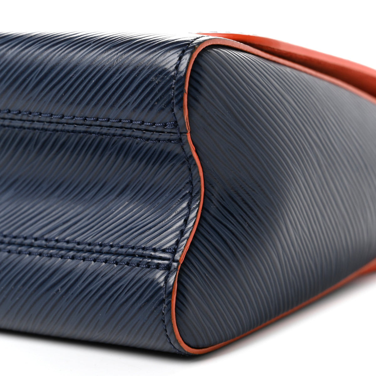 Epi Twist Shoulder Bag MM Indigo Piment