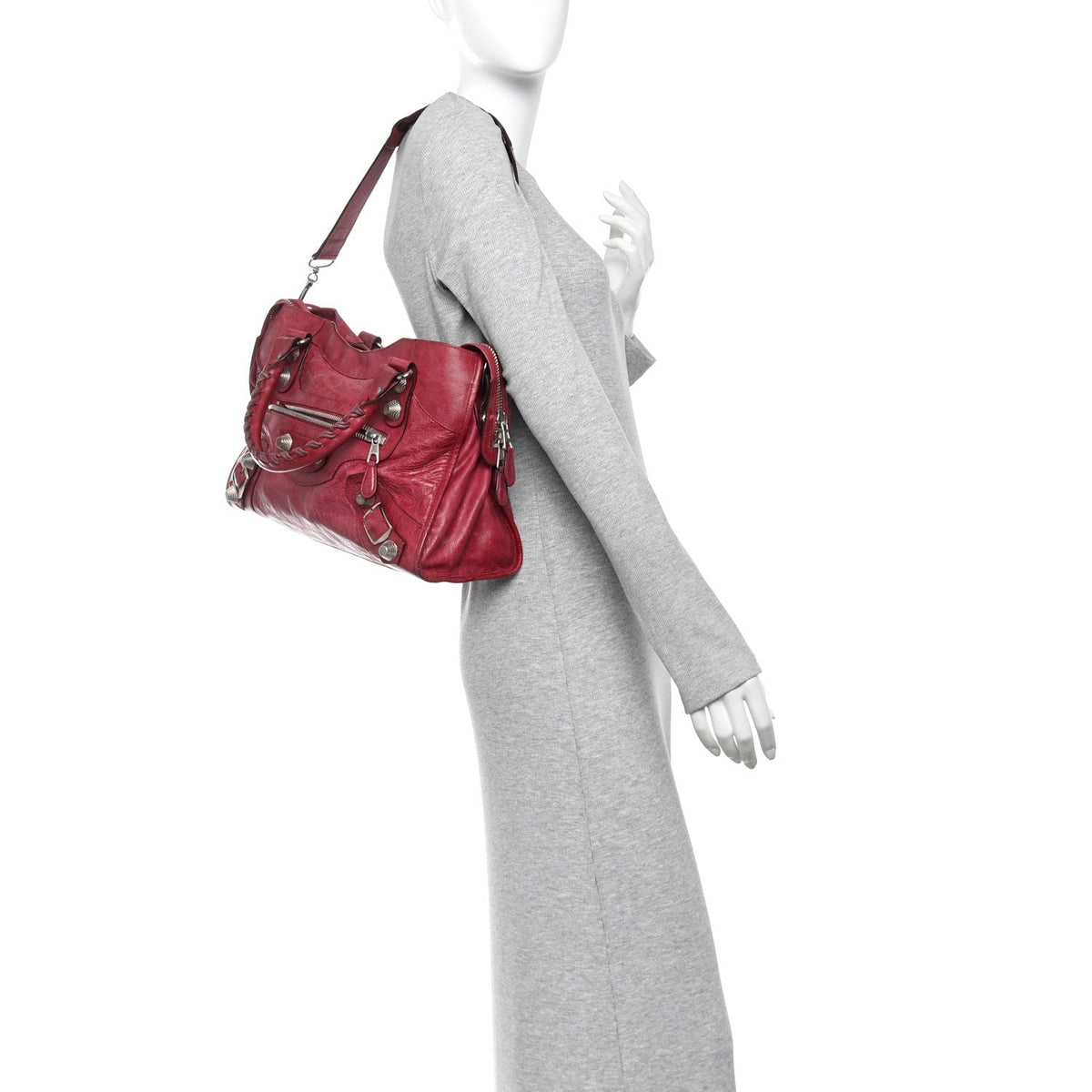 Agneau Giant 21 Silver Hardware City  Pourpre
