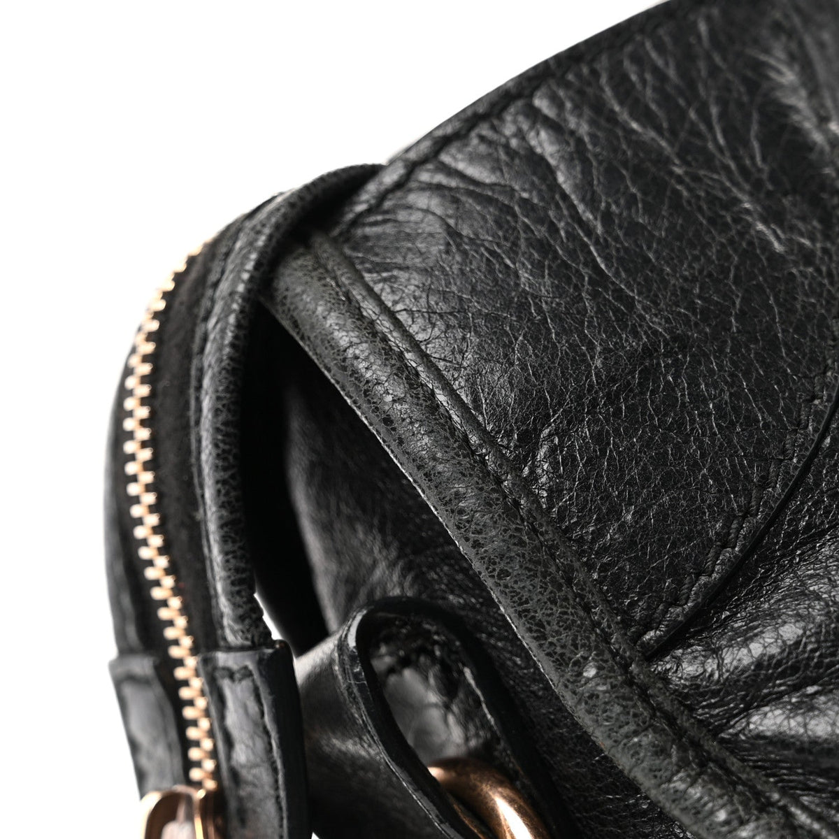 Agneau Giant 12 Rose Gold Hardware City Black