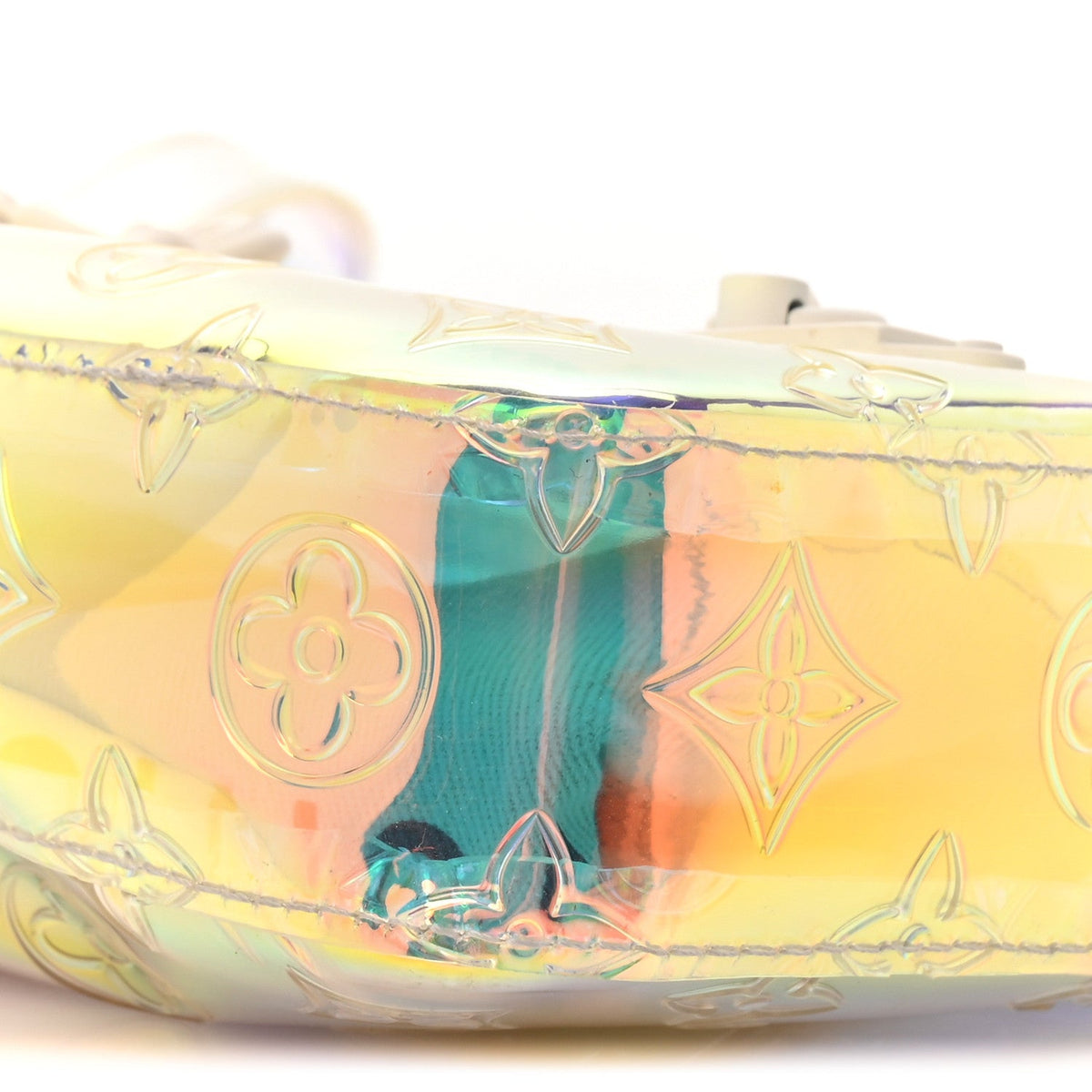PVC Monogram Pochette Volga Iridescent Prism