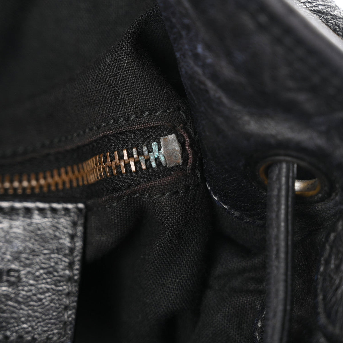 Agneau Classic Hardware Mini Pompon Dark Night